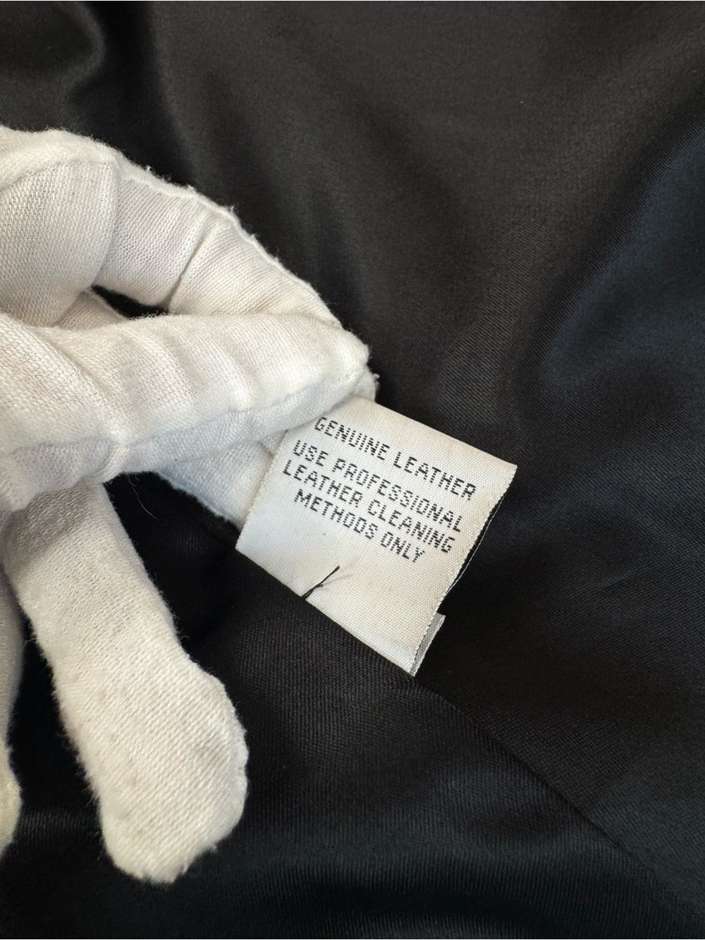 York Furrier Butter Soft Lambskin Leather Coat Black Oversized Y2K A Line Sz S - Picture 12 of 15
